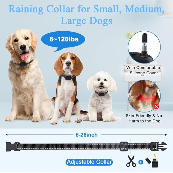 🎉HP 🎉 NIB Dog Training Collar with Remote 2600Ft - Picture 6 of 6